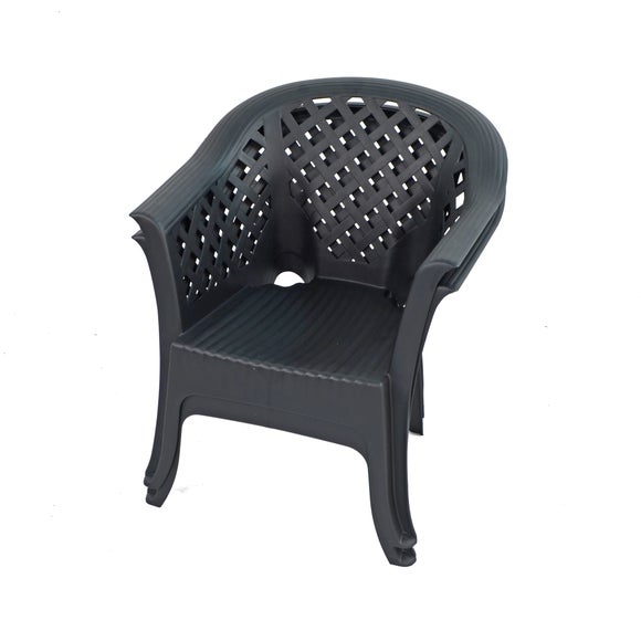 Savona Set of 2 Anthracite Chairs