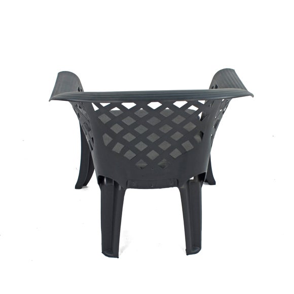 Savona Set of 2 Anthracite Chairs