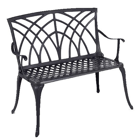 Cast Aluminium 2 Seater Bench