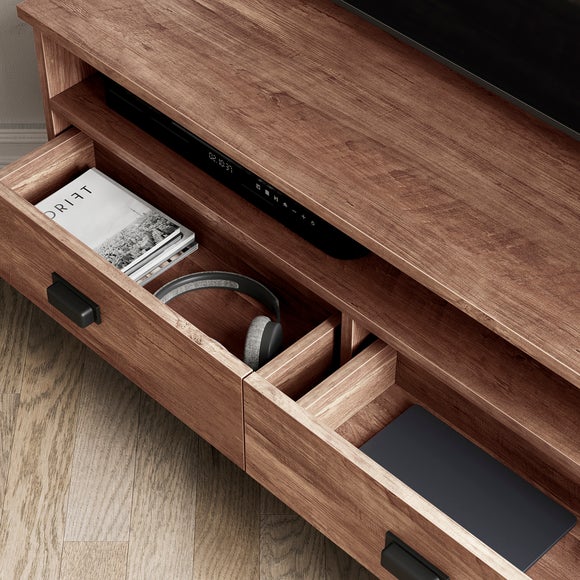 Fulton Pine Effect Corner TV Unit for TVs up to 50"