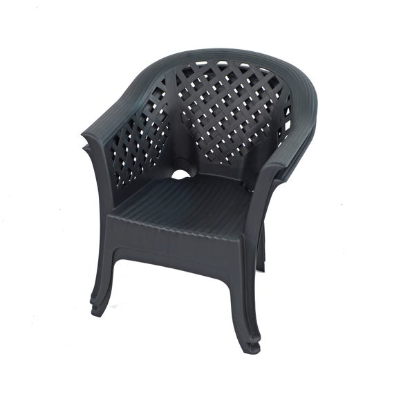 Savona Set of 2 Anthracite Chairs