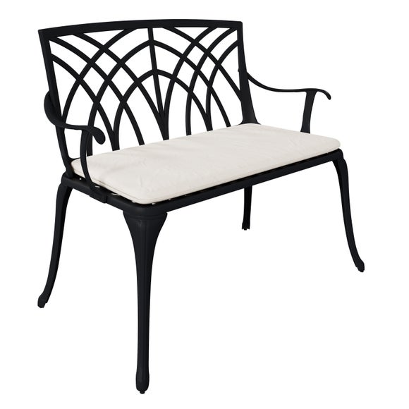 Cast Aluminium 2 Seater Bench
