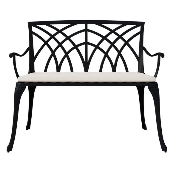 Cast Aluminium 2 Seater Bench