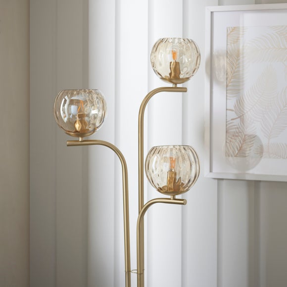 Vogue Arkoma Glass Floor Lamp