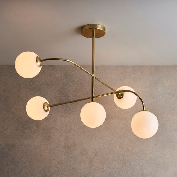 Vogue Hartwell 5 Light Semi Flush Ceiling Light