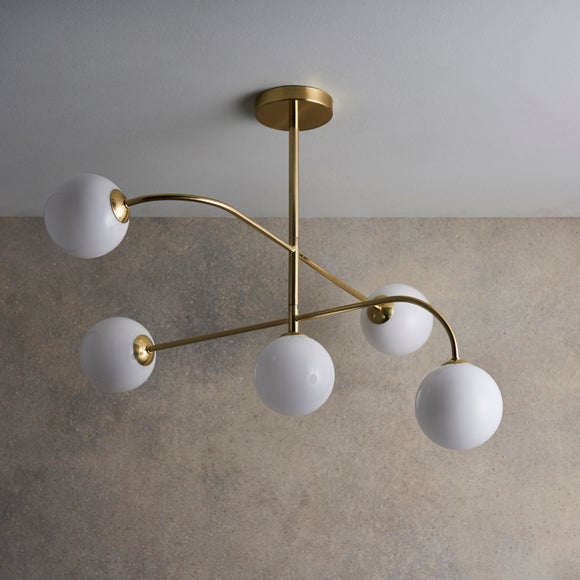 Vogue Hartwell 5 Light Semi Flush Ceiling Light