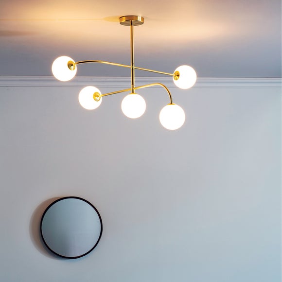 Vogue Hartwell 5 Light Semi Flush Ceiling Light
