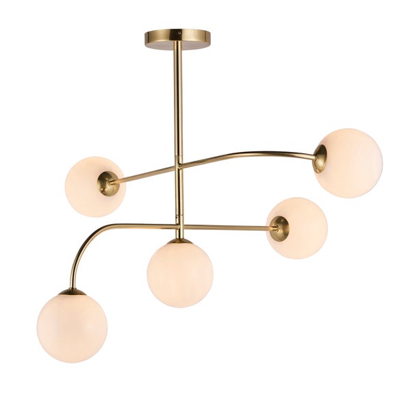 Vogue Hartwell 5 Light Semi Flush Ceiling Light
