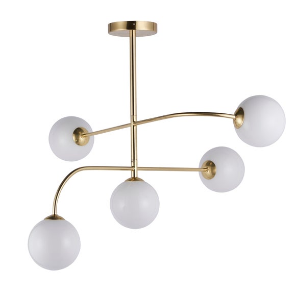 Vogue Hartwell 5 Light Semi Flush Ceiling Light