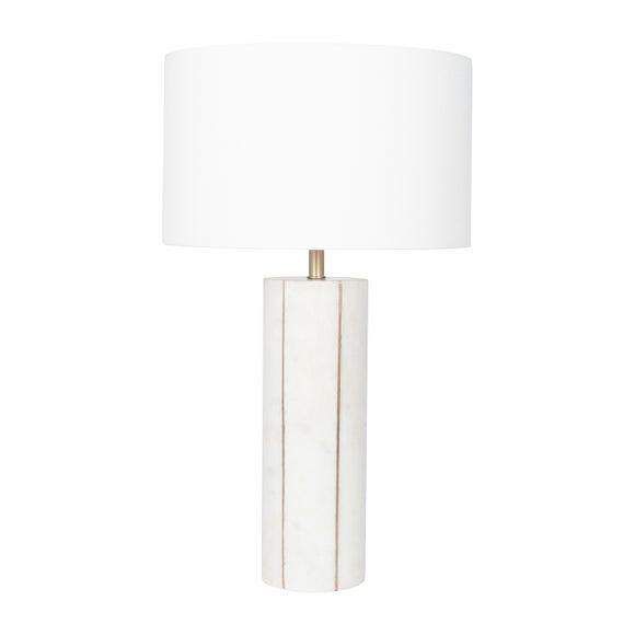 Venetia Tall White & Gold Table Lamp
