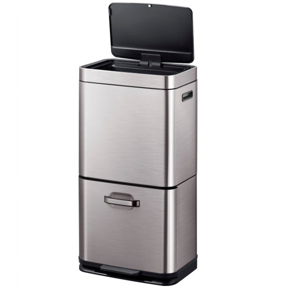 EKO Himalaya 35/25 Litre Stainless Steel Recycling Bin