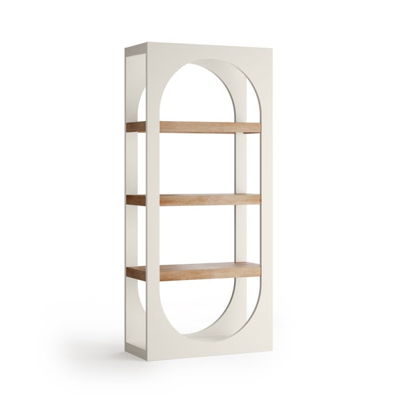 Albourne Tall Bookcase, Oak Effect