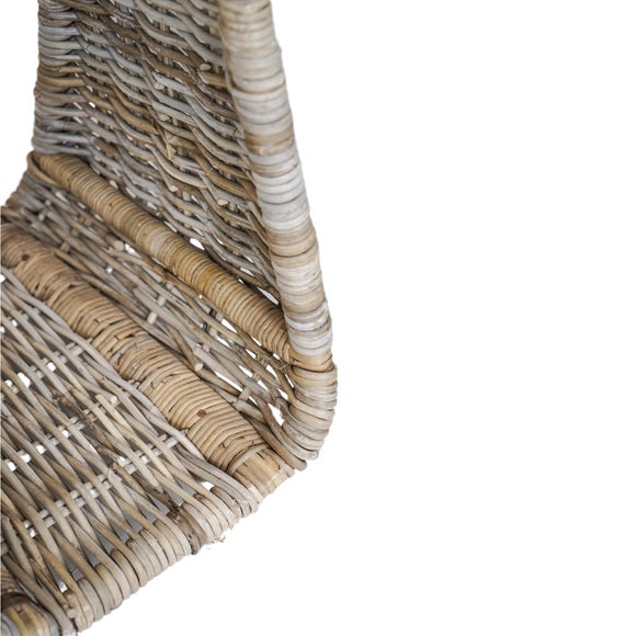 Natural Rattan Tall Log Storage Basket
