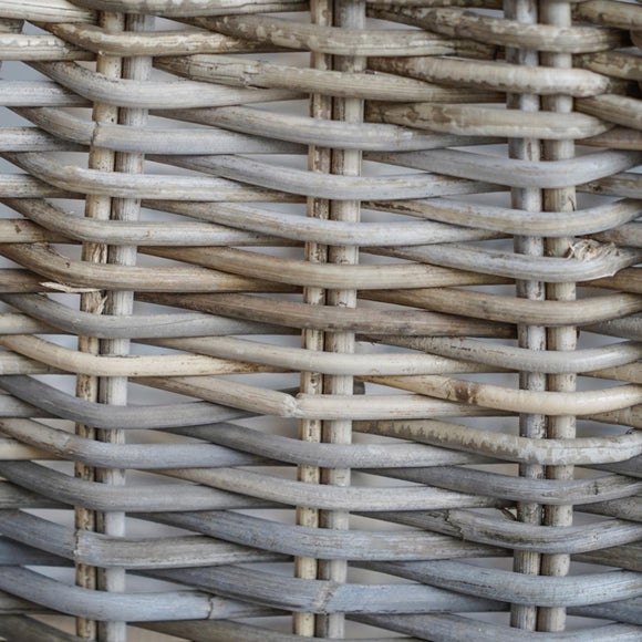Natural Rattan Tall Log Storage Basket