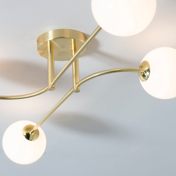 Vogue Hartwell 4 Light Semi Flush Ceiling Light