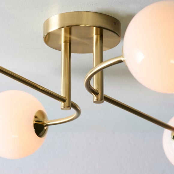 Vogue Hartwell 4 Light Semi Flush Ceiling Light
