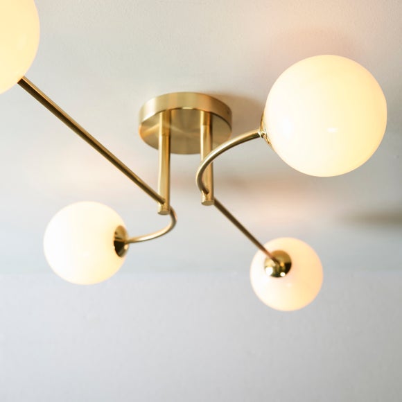 Vogue Hartwell 4 Light Semi Flush Ceiling Light