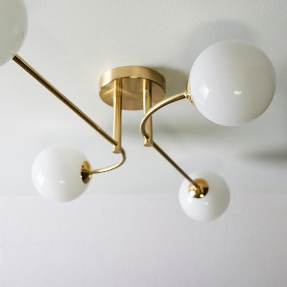 Vogue Hartwell 4 Light Semi Flush Ceiling Light