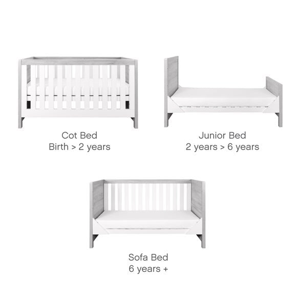 Tutti Bambini Modena 3 in 1 Cot bed