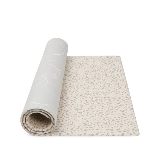 Tutti Bambini Luxury Padded XL Reversible Bubble and Terazzo Playmat 200 x 140cm