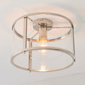 Vogue Beckett Industrial Flush Ceiling Light, product image 1
