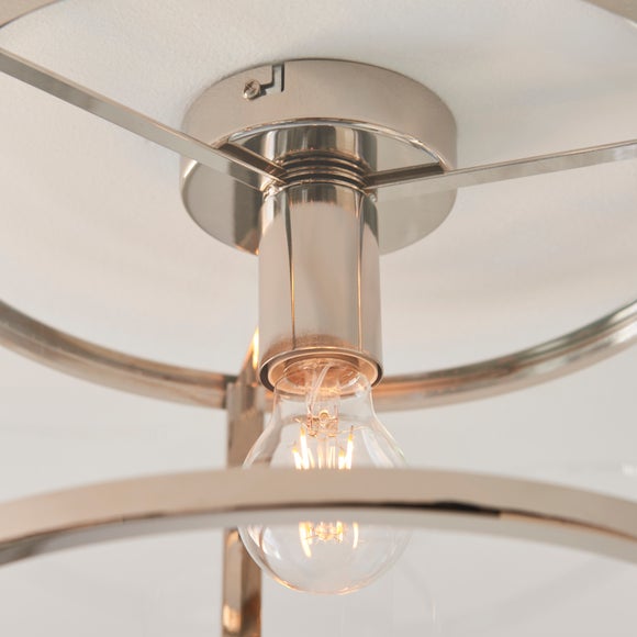 Vogue Beckett Industrial Flush Ceiling Light, product image 3