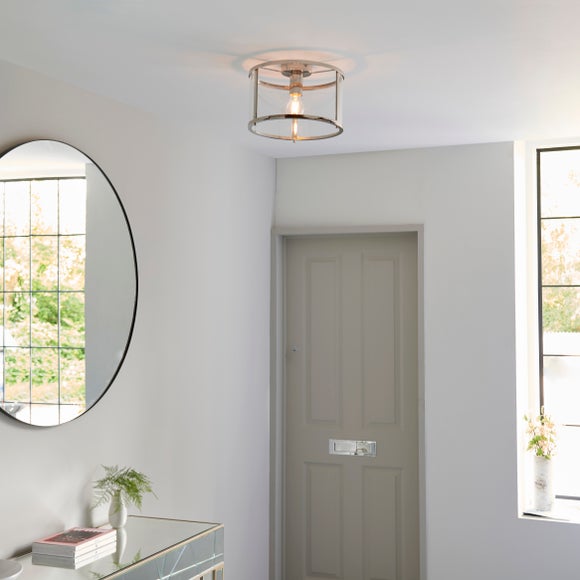 Vogue Beckett Industrial Flush Ceiling Light, product image 6