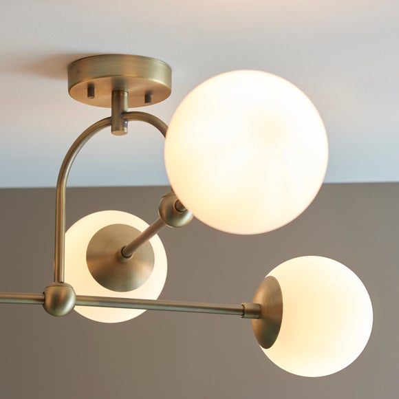 Vogue Newton 4 Light Semi Flush Ceiling Light, product image 7