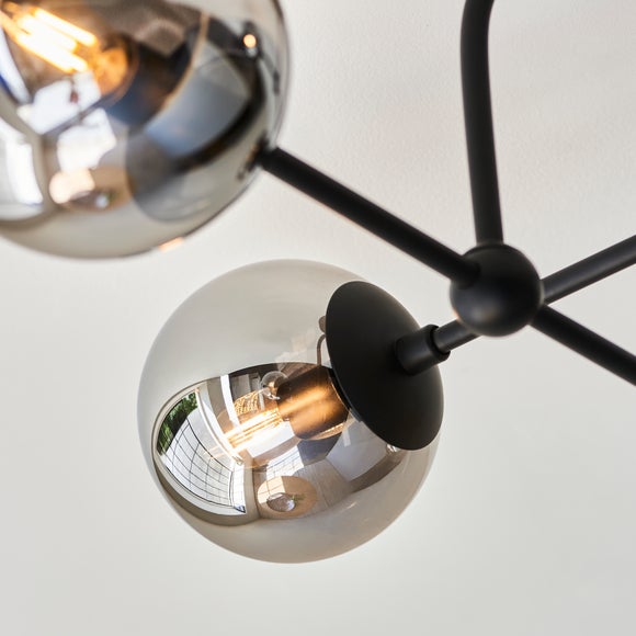 Vogue Newton 4 Light Semi Flush Ceiling Light, product image 2