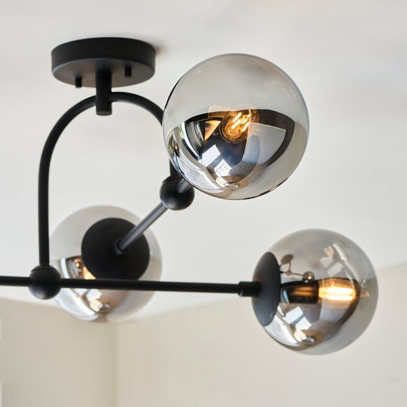 Vogue Newton 4 Light Semi Flush Ceiling Light, product image 3