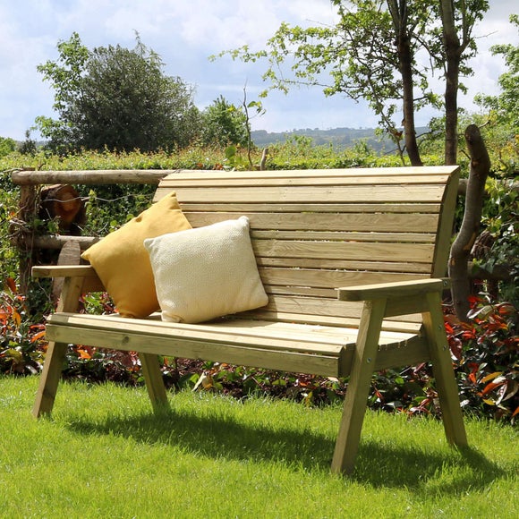 Freya 3 Seater Wooden Garden Bench