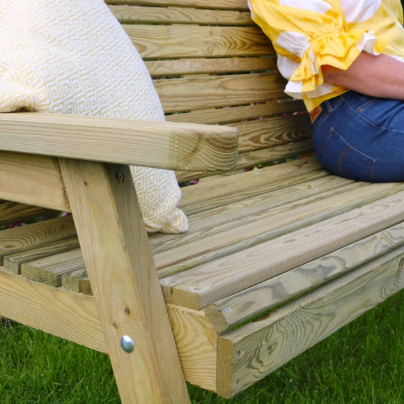 Freya 3 Seater Wooden Garden Bench