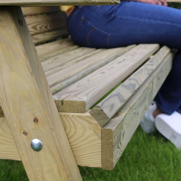 Freya 3 Seater Wooden Garden Bench