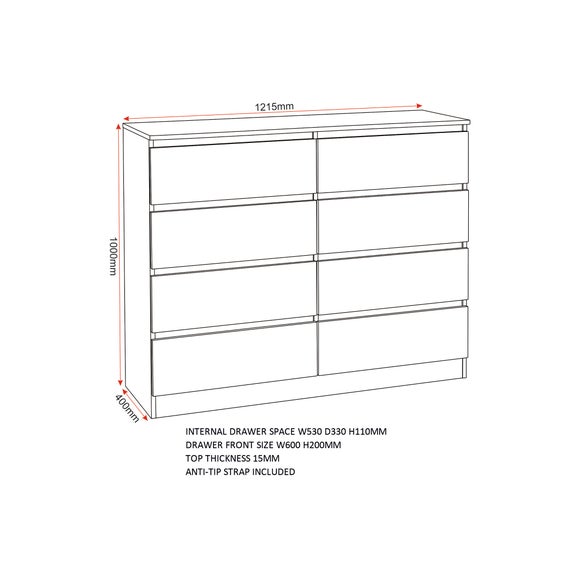 Walker 8 Drawer Chest, product image 23
