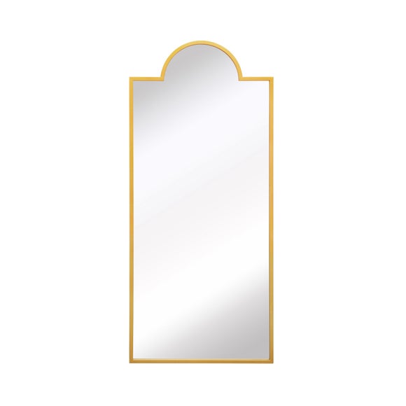 Zenestra Modern Crown Arched Indoor Outdoor Full Length Wall Mirror, product image 7