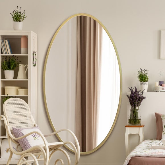 Ovale Oval Indoor Outdoor Full Length Wall Mirror, product image 1