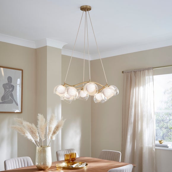 Angelina Adjustable Hoop Ceiling Light