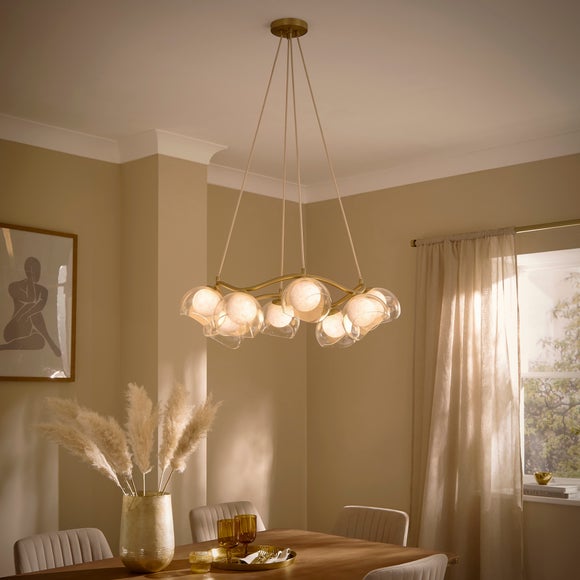 Angelina Adjustable Hoop Ceiling Light