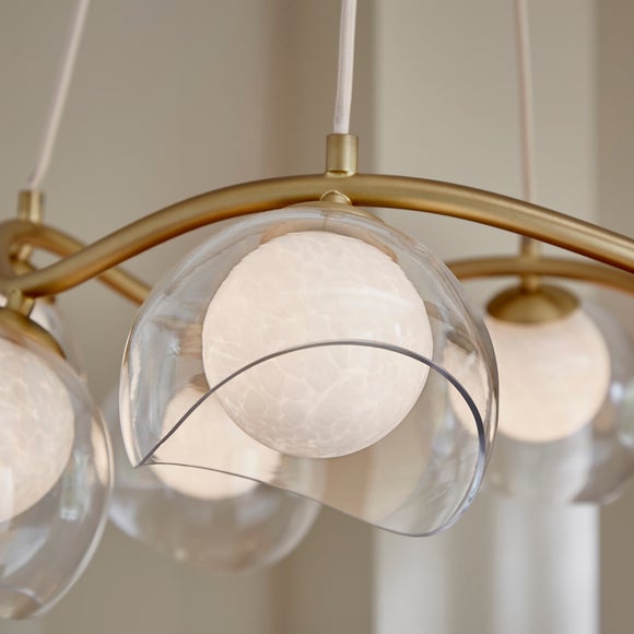 Angelina Adjustable Hoop Ceiling Light