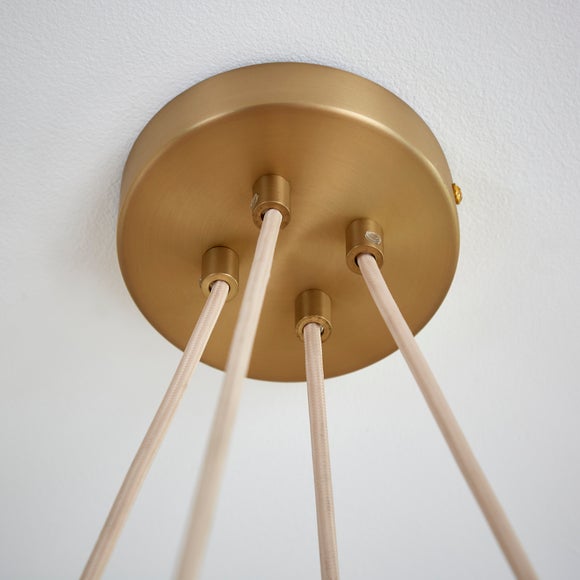 Angelina Adjustable Hoop Ceiling Light