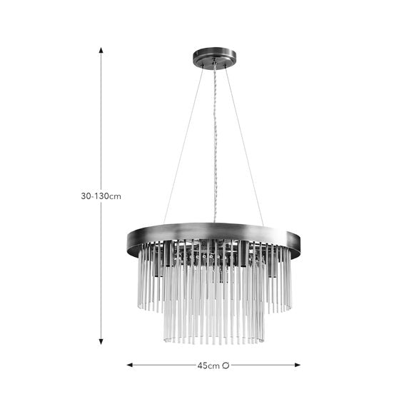 Hotel Ferdinand 5 Light Adjustable Ceiling Light