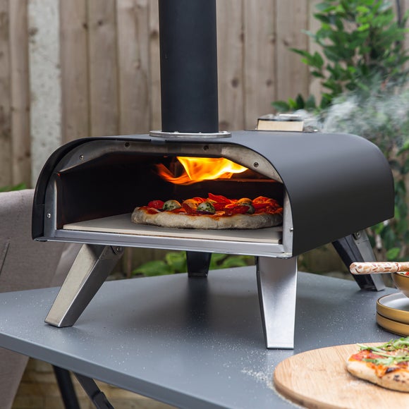 Return - Zanussi Wood Pellet Pizza Oven with Paddle & Cover
