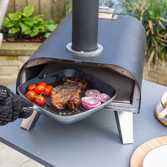 Return - Zanussi Wood Pellet Pizza Oven with Paddle & Cover