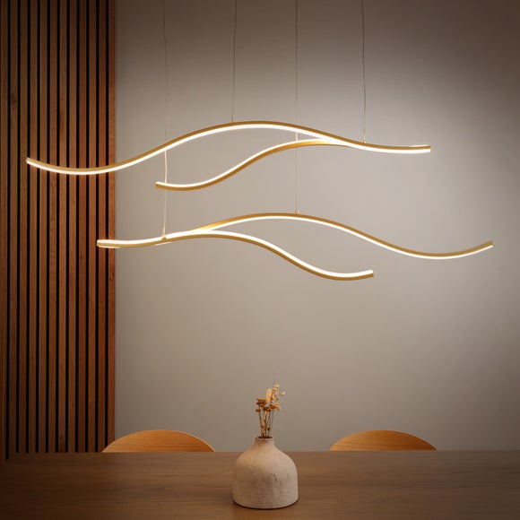 Philomena Adjustable LED Touch Dimmable Diner Ceiling Light