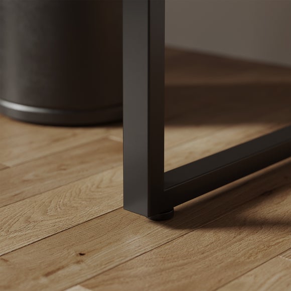 Edison Storage Desk Oak Effect