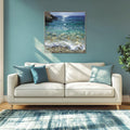 Cedar & Sage Crystal Waters Framed Canvas