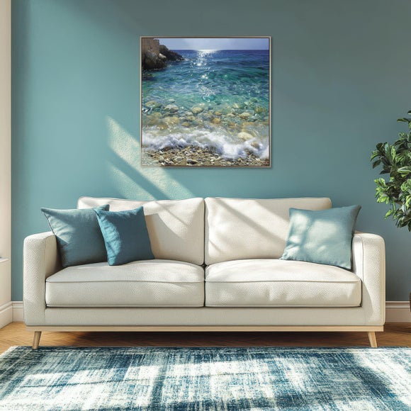 Cedar & Sage Crystal Waters Framed Canvas
