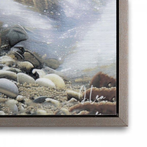 Cedar & Sage Crystal Waters Framed Canvas