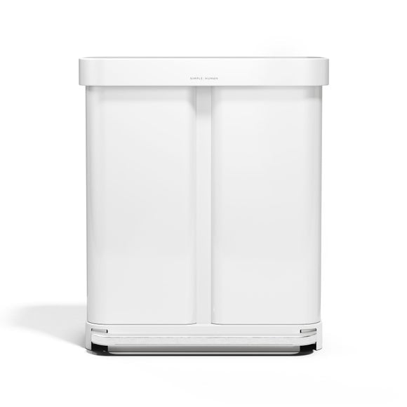 Simplehuman 58L Stainless Steel Dual Compartment Pedal Bin