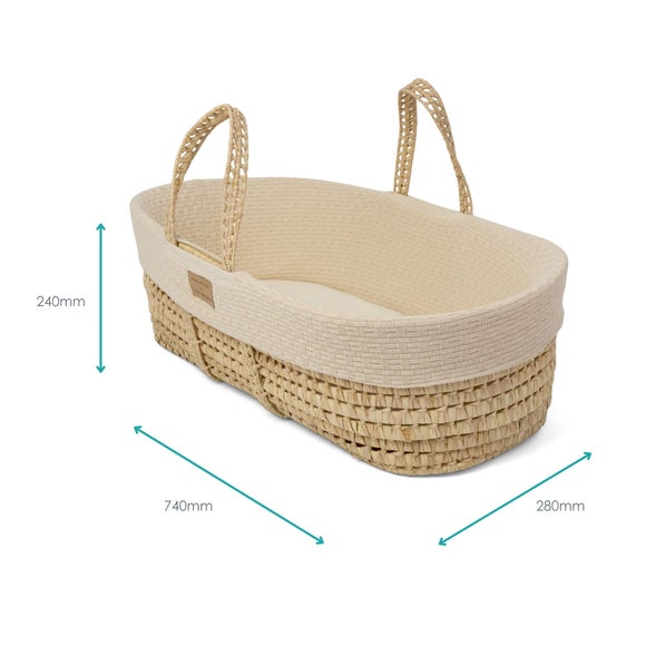 Clair De Lune Organic Moses Basket, product image 5